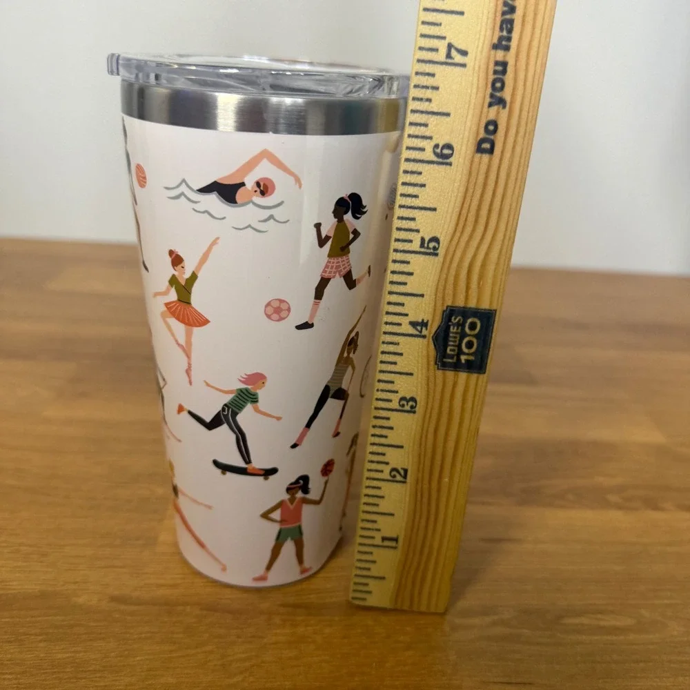 Rifle Paper Co‎ x Corkcicle 16oz Tumbler Sports Girls Insulated Travel Cup White